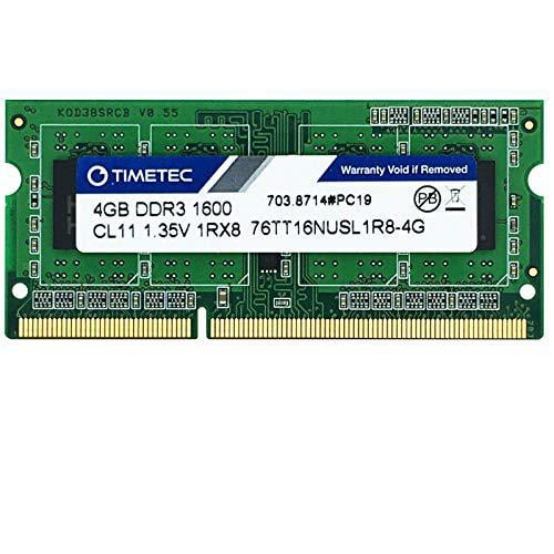 DDR3 1600MHz SODIMM PC3-12800 204-Pin Non-ECC Memory Upgrade Module A-Tech 4GB RAM for HP Pavilion G6-1C77NR 